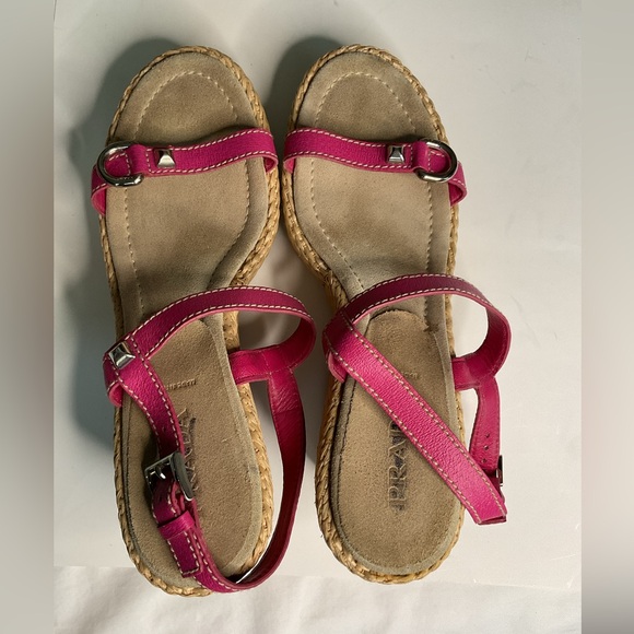 Prada wedges Hot Pink sz 9 - Picture 7 of 11